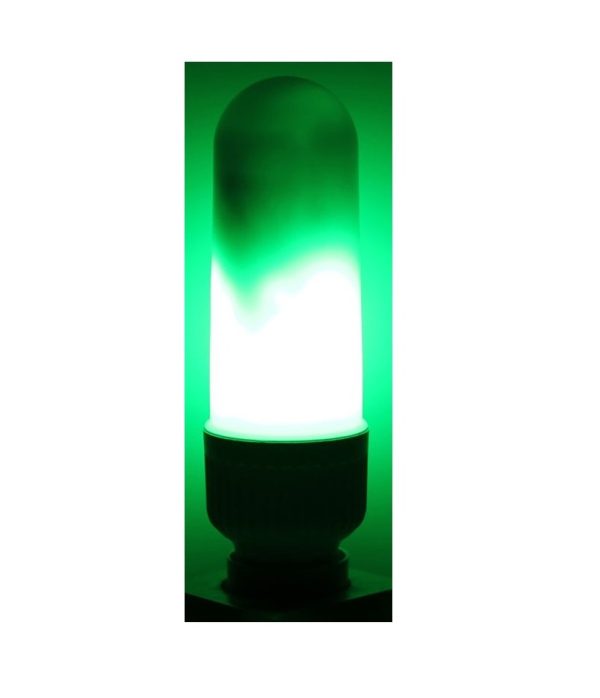 Bec Led Ornamental E27 Flacara 3W lumina Verde