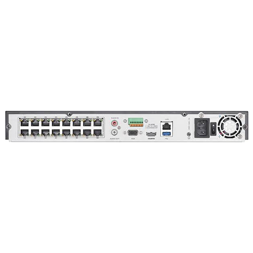 NVR 4K AcuSense 16 canale 12MP, 16 porturi PoE - HIKVISION DS-7616NXI-I2-16P-S - imagine 2