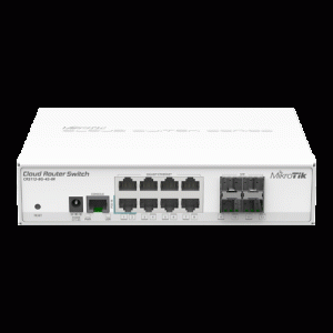 Management Switch, 8 x Gigabit, 4 x SFP 1.25 Gbps - Mikrotik CRS112-8G-4S-IN