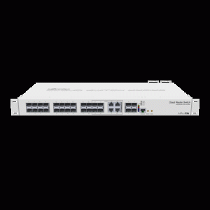 Management Switch 20 x SFP, 4 x SFP+, 4 x Combo (Gigabit sau SFP) - Mikrotik CRS328-4C-20S-4S+RM
