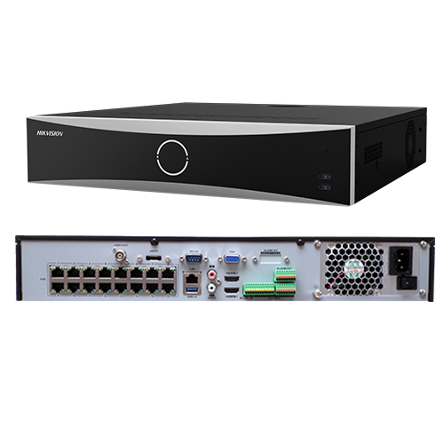NVR 4K AcuSense 32 canale 12MP, + 16 porturi PoE - HIKVISION DS-7732NXI-I4-16P-S - imagine 3