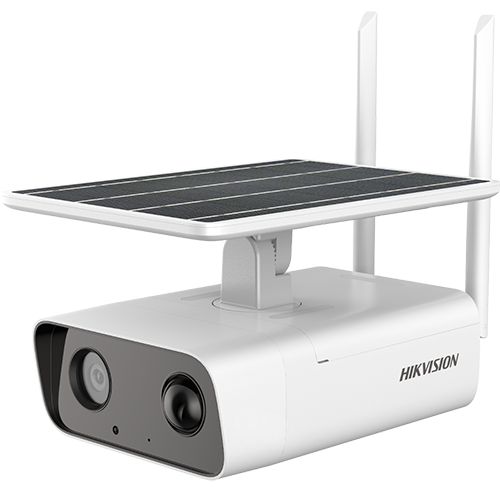 Camera 4MP, lentila 4mm, 4G, panou solar+acumultor, Audio, PIR, IP66 - HIKVISION DS-2XS2T41G0-ID-4G-C04S05