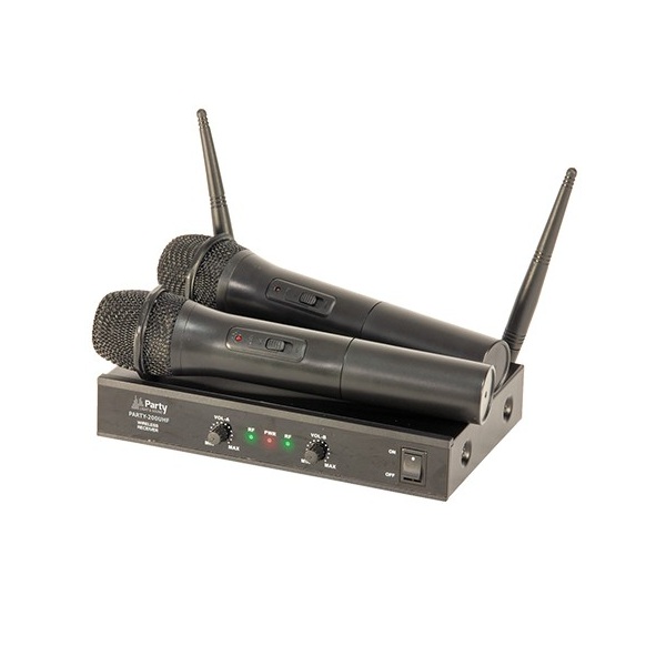 Set 2 Microfoane Wireless UHF 863.2 & 864.2 MHZ