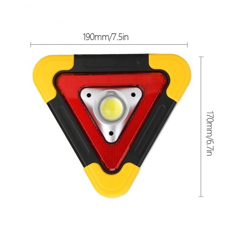 Triunghi Auto Lampa de Avertizare cu Led Cob - imagine 3