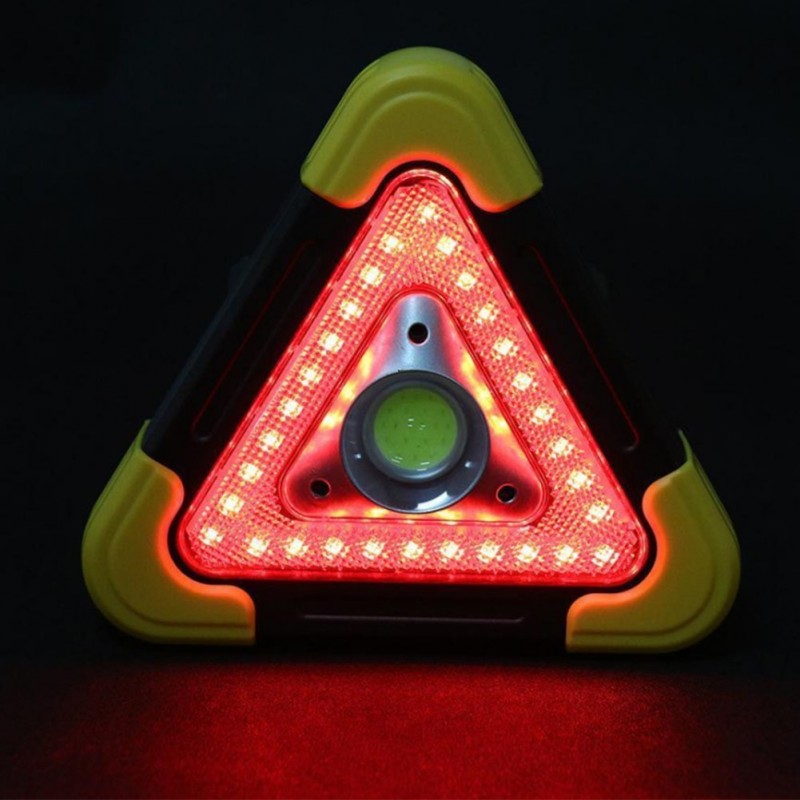 Triunghi Auto Lampa de Avertizare cu Led Cob
