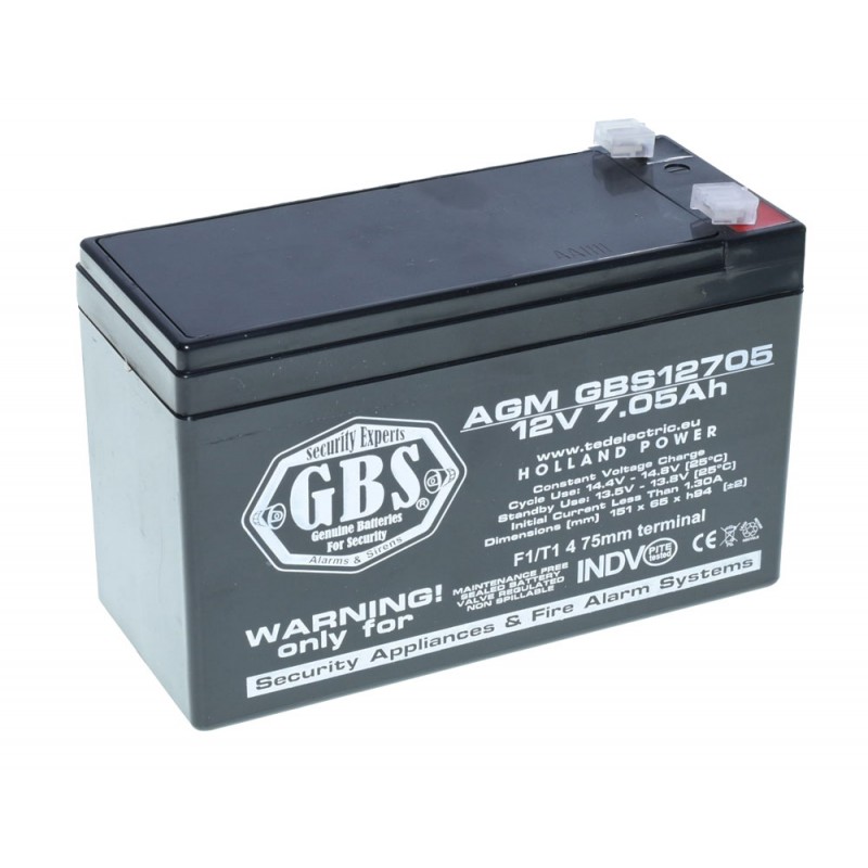 Acumulator Plumb Acid 12V 7.05Ah TED