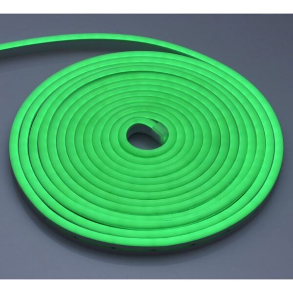 Banda Led Flexibil Verde 12V Lumina Neon 5m