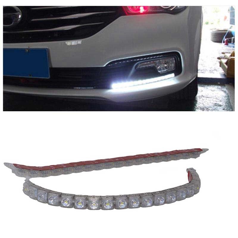 Banda Flexibila Lumini Auto cu 6 Leduri DRL 6W 12V